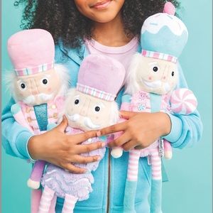 Iscream 18.5” plush embroidered nutcracker.  This price is for 1 blue hat